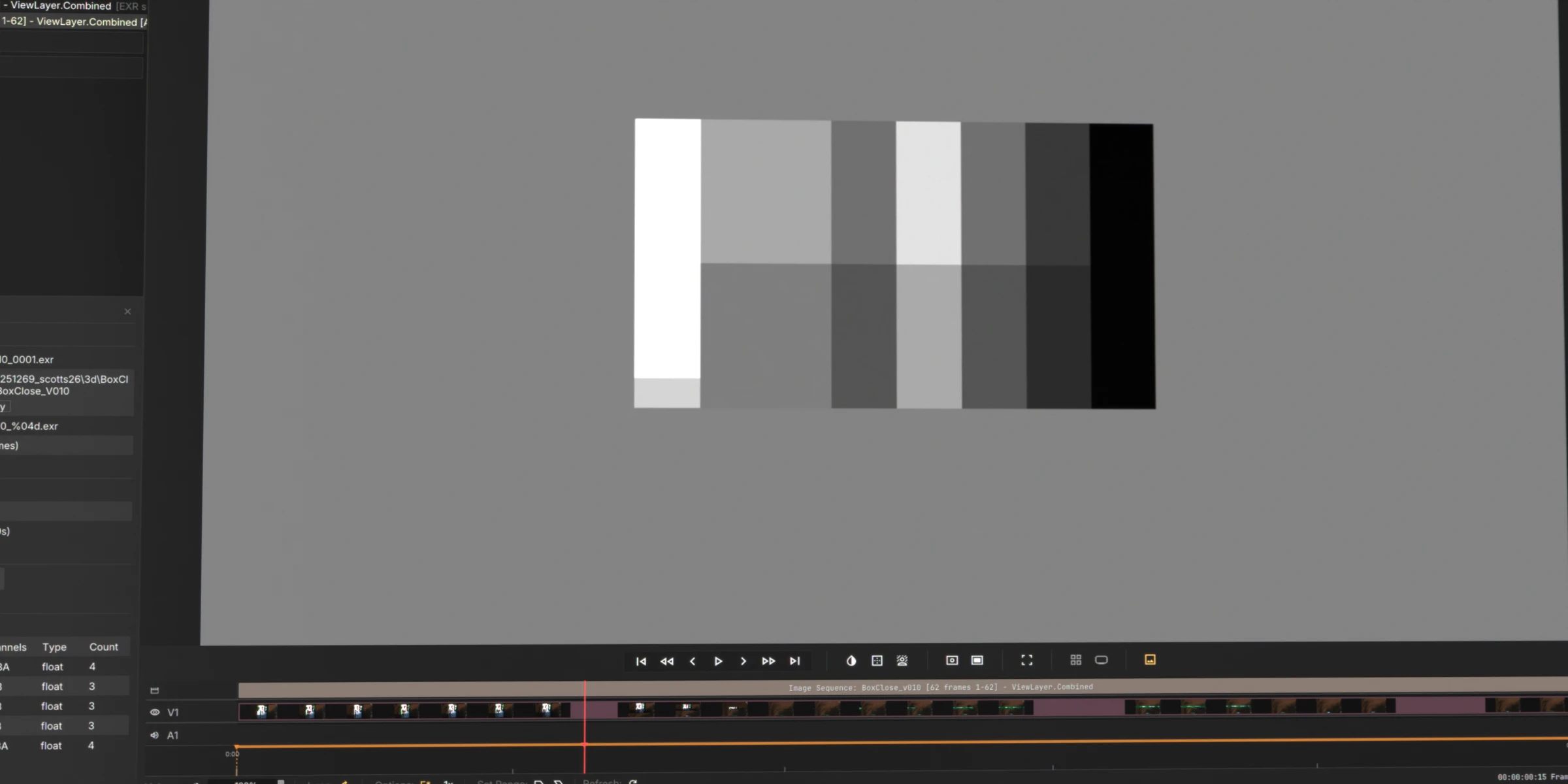 Broken frame indicator